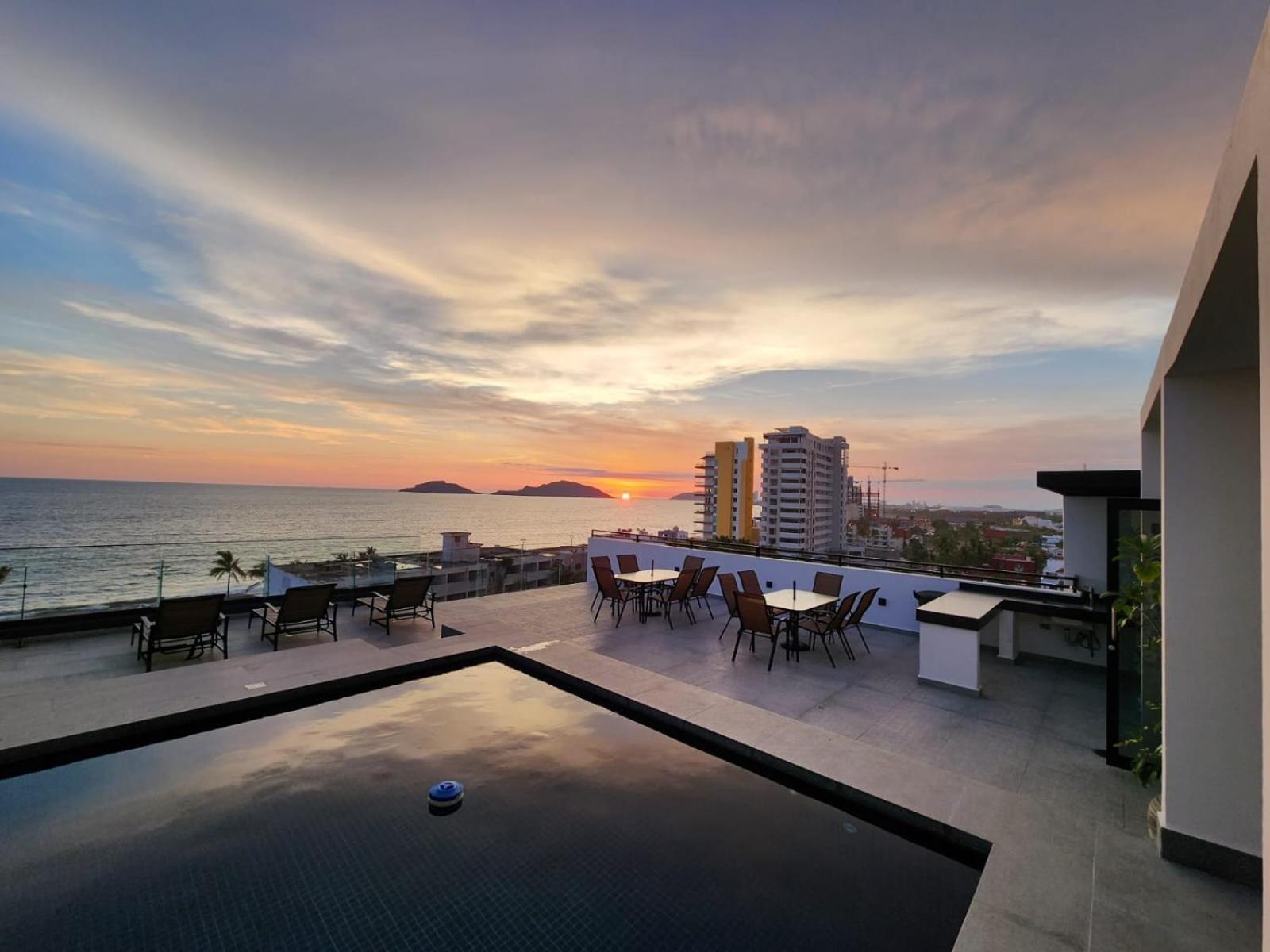 Appartamento Departamento En Mazatlan Torre Q Esterno foto